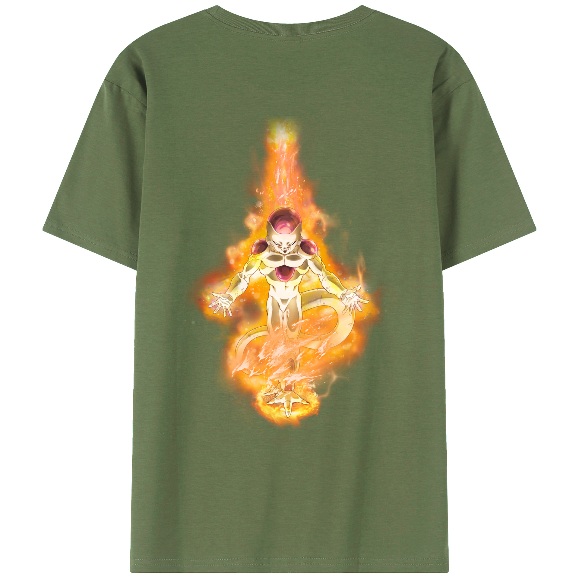 （画像用） ドラゴンボール フリーザ DRAGON BALL Frieza 綿100％ メンズ半袖Tシャツ（バックプリント） 通気性